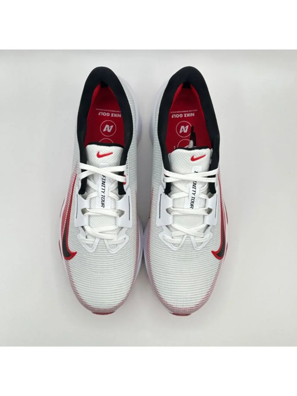 Men’s Nike Air Zoom Infinity Tour 2 Golf Red Wide FD0218-101 Size 11 Wide NEW - Picture 7 of 10